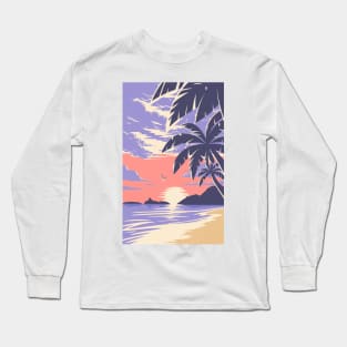 Sunset at the beach Long Sleeve T-Shirt